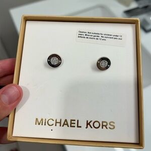Michael Kors Two-Tone Stud Earrings